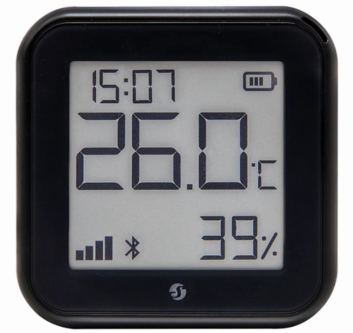 Shelly H&T Gen3 WLAN-Temperatur- & Feuchtigkeitssensor Schwarz