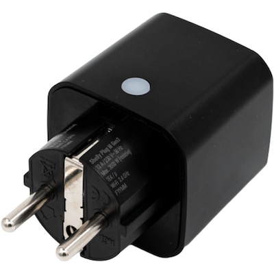 Shelly Plug M Gen3 Black Smarter Zwischenstecker 13A Messfunktion WLAN BT schwarz