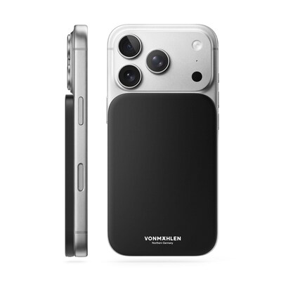 Vonmählen Evergreen Mag Magnetische Powerbank 3000 mAh Schwarz