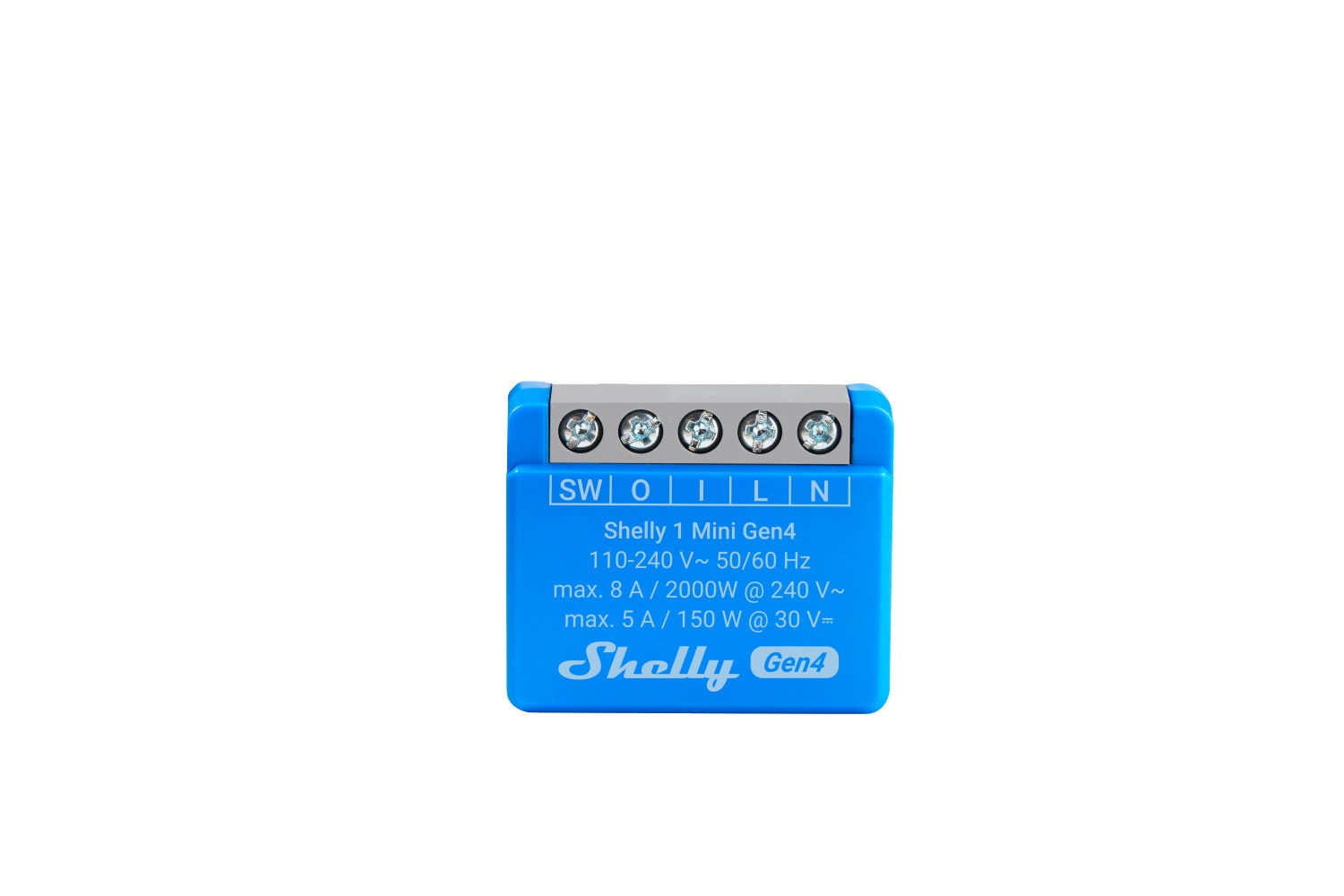 Shelly 1 Mini Gen4 Unterputz Relais max 8A 1 Kanal WLAN Matter Zigbee Bluetooth