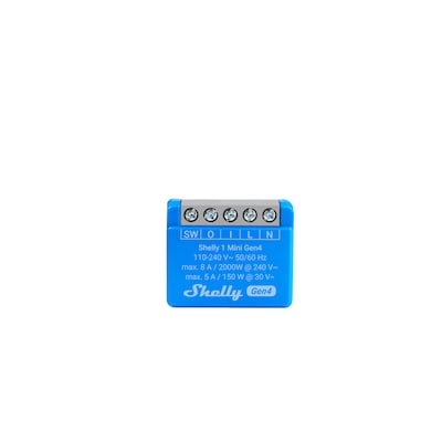 Shelly 1 Mini Gen4 Unterputz Relais max 8A 1 Kanal WLAN Matter Zigbee Bluetooth
