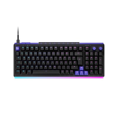 Logitech G G512 X 98 Gaming-Tastaur Schwarz, Dual-Swap, RGB, kabelgebunden, 8000 Hz Abtastrate