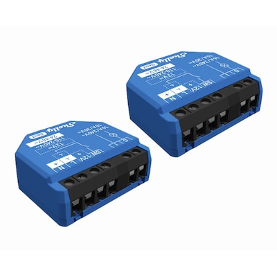 Shelly 1PM Gen3 Unterputz Relais max 16A 1 Kanal WLAN, Bluetooth Smart-Schalter 2er Pack