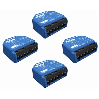 Shelly 1PM Gen3 Unterputz Relais max 16A 1 Kanal WLAN, Bluetooth Smart-Schalter 4er Pack