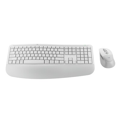 Logitech Signature Comfort Plus MK880 Weiß Maus-Tastaturkombination, kabellos, Bluetooth, Anpassbar via Logi Options+