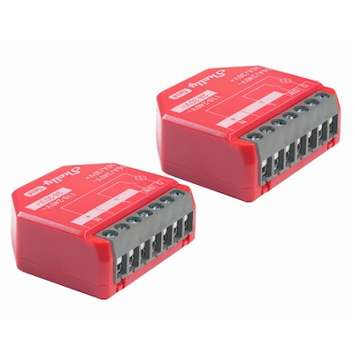 Shelly 1PM Gen4 Unterputz Relais max 16A 1 Kanal WLAN, Bluetooth, Matter, Zigbee Smart-Schalter 2er Pack