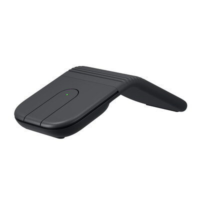Logitech Mobi Fold Grafit Bluetooth-Maus, kabellos, faltbar, USB-C, Anpassbar via Logitech Options+