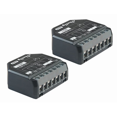 Shelly 2PM Gen4 Unterputz Relais max 16A 2 Kanal WLAN, Bluetooth, Matter, Zigbee Smart-Schalter 2er Pack