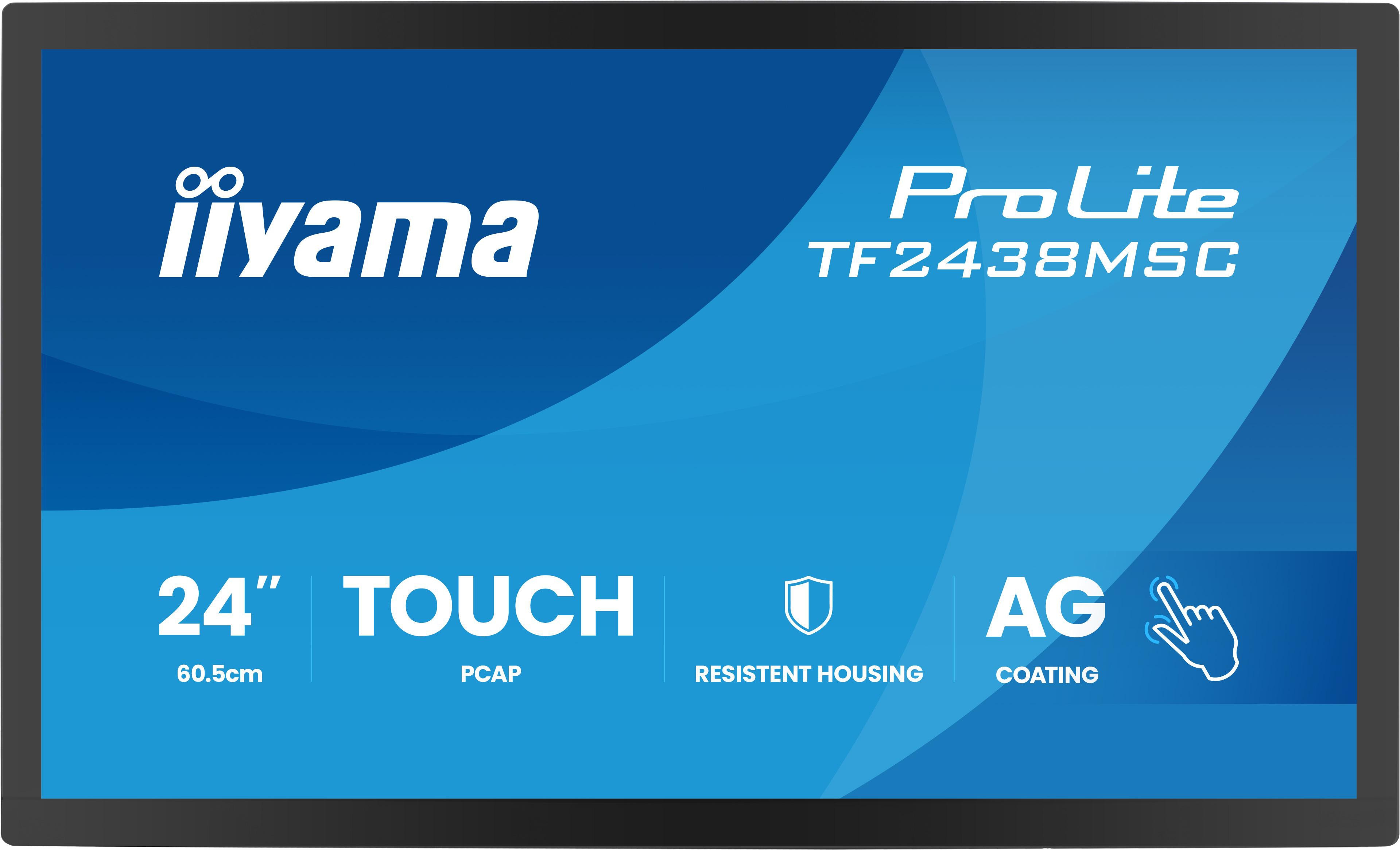 iiyama ProLite TF2438MSC-B2 23.8 Zoll Full HD 16:9 120 Hz Touch Monitor