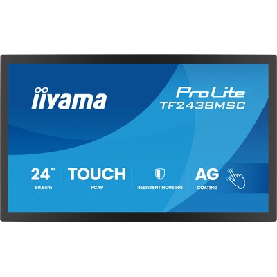 iiyama ProLite TF2438MSC-B2 60,5cm (23,8") FHD IPS PCAP+ 10P.-Multitouch-Monitor