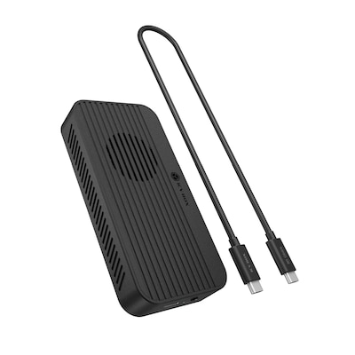 RaidSonic Icy Box IB-1980M-80G M.2 NVMe SSD Gehäuse TB5 schwarz