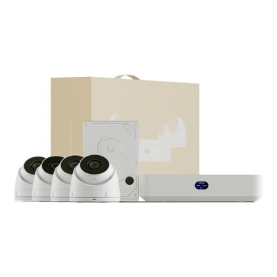 Ubiquiti UniFi Protect Network Video Recorder Instant Kit, 4x G5 Turret Ultra, 1x TB HDD, 1x NVR Instant