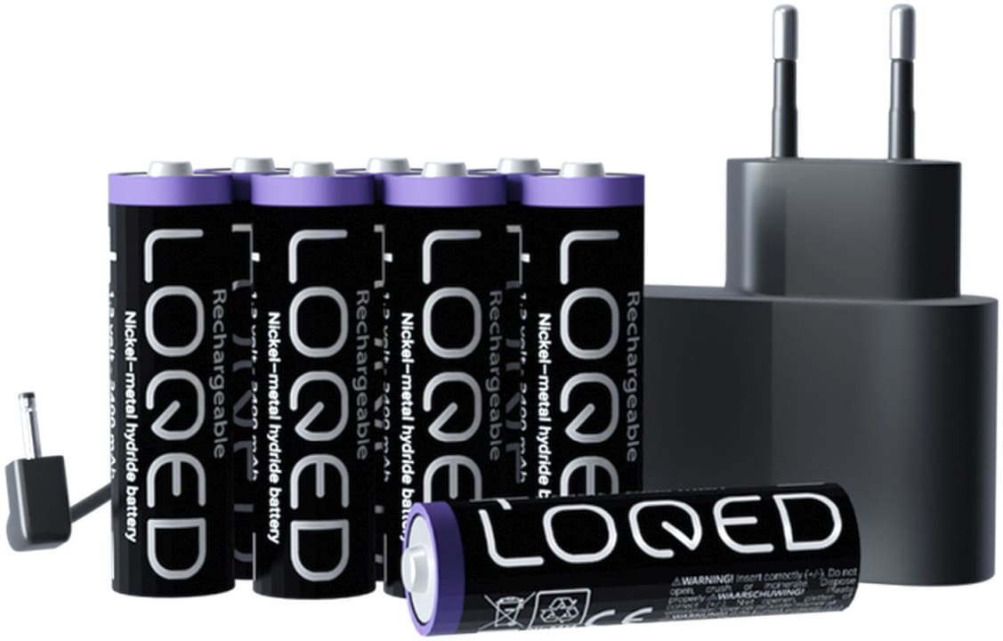 Loqed Power Kit Für Connected Lock, Ladegerät & 8 Akkus - Image 2