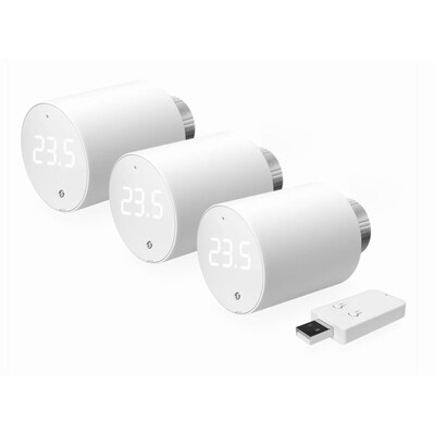 Shelly 3x Blu TRV & Blu Gateway Gen3 Thermostat BT WLAN + Gateway