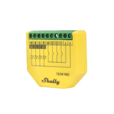 Shelly Plus RGBW PM LED Lichtcontroller WLAN BT Unterputz