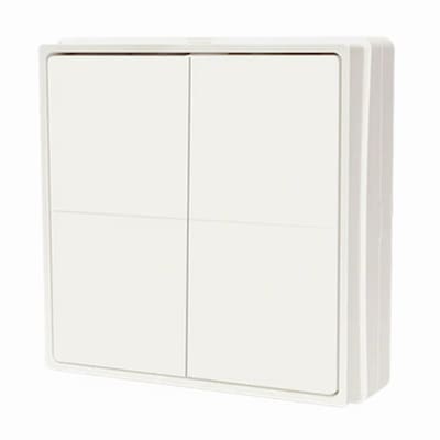 Shelly Blu Wall Switch 4 Wandtaster 4-fach Bluetooth 16 Aktionen weiß