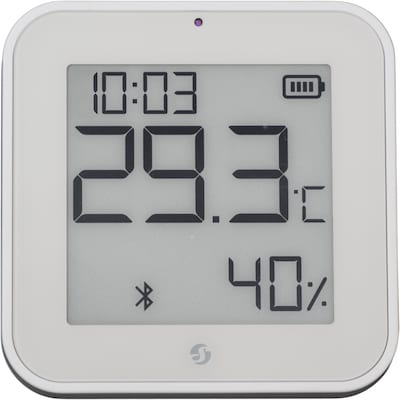 Shelly Blu ZB H&T Display white Temperatur- & Feuchtigkeitssensor Bluetooth Zigbee weiß