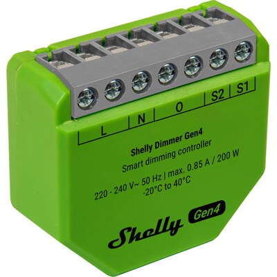 Shelly Dimmer Gen4 Relais LED Lichtcontroller Unterputz
