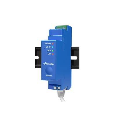 Shelly Pro 1 Relais max. 16A 1 Phase 1 Kanal WLAN LAN BT
