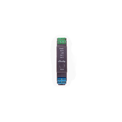 Shelly Pro 2 Relais max. 25A 2 Phasen 2 Kanäle WLAN LAN BT
