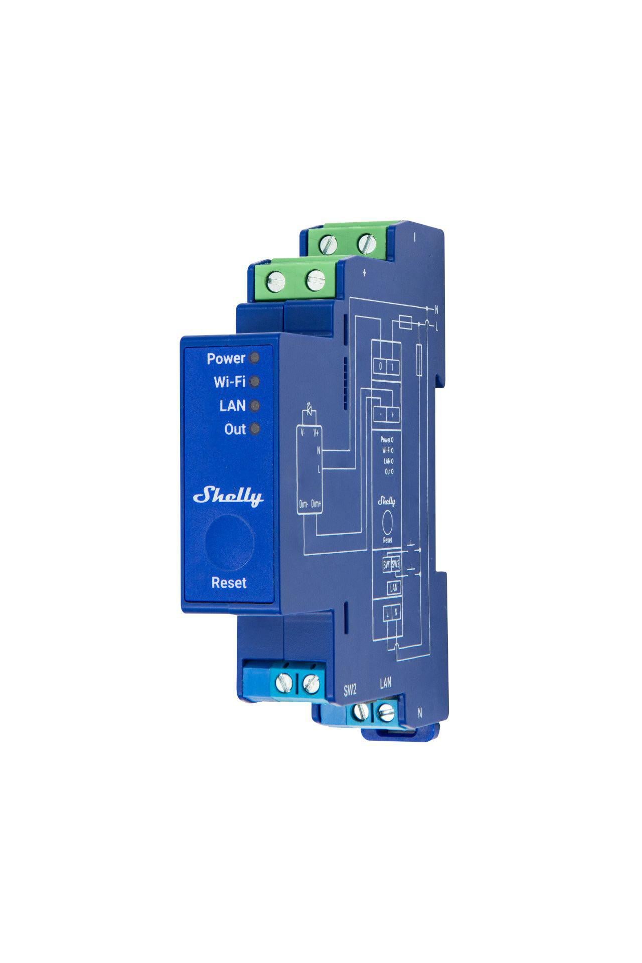 Shelly Pro Dimmer 0/1-10V PM WLAN LAN BT