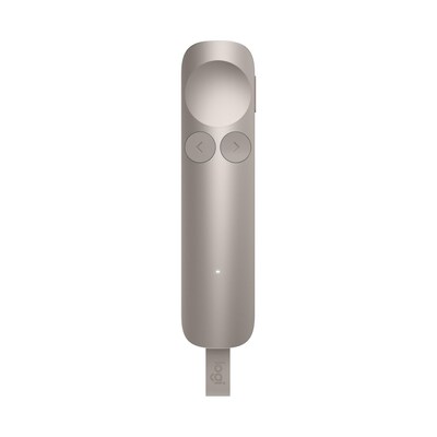 Logitech Spotlight 2 Presenter Sand/ Hellgrau, kabellos, Bluetooth, Logi Bolt USB-C Empfänger, Anpassbar mit Logi Options+