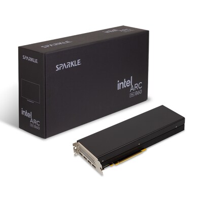 SPARKLE Intel Arc Pro B60 24GB GDDR6 Passiv Grafikkarte 4x DP