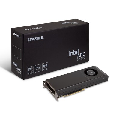 SPARKLE Intel Arc Pro B70 32GB GDDR6 Blower Grafikkarte 4x DP