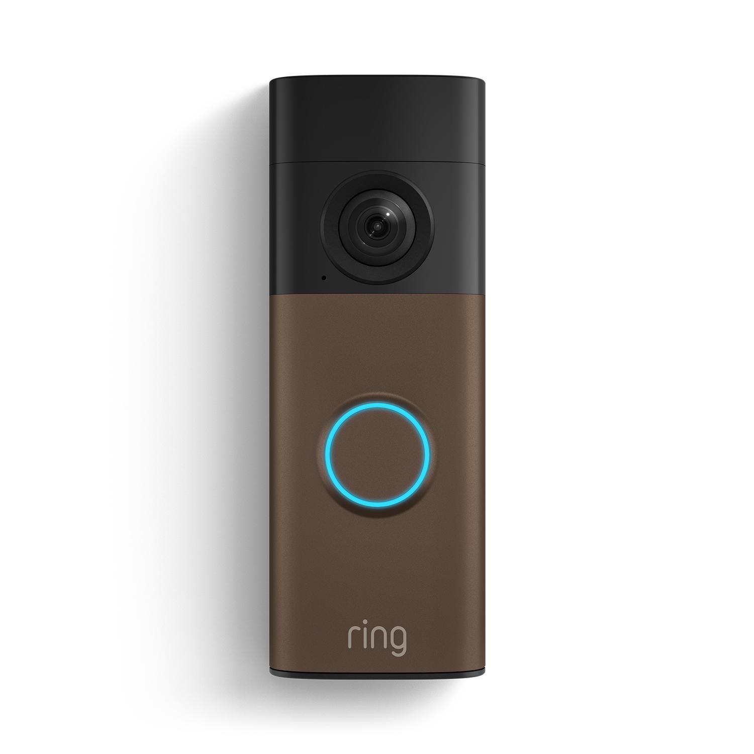 RING Battery Video Doorbell 2 - 2K, Gegensprechfunktion, Türklingel Matte Mocha
