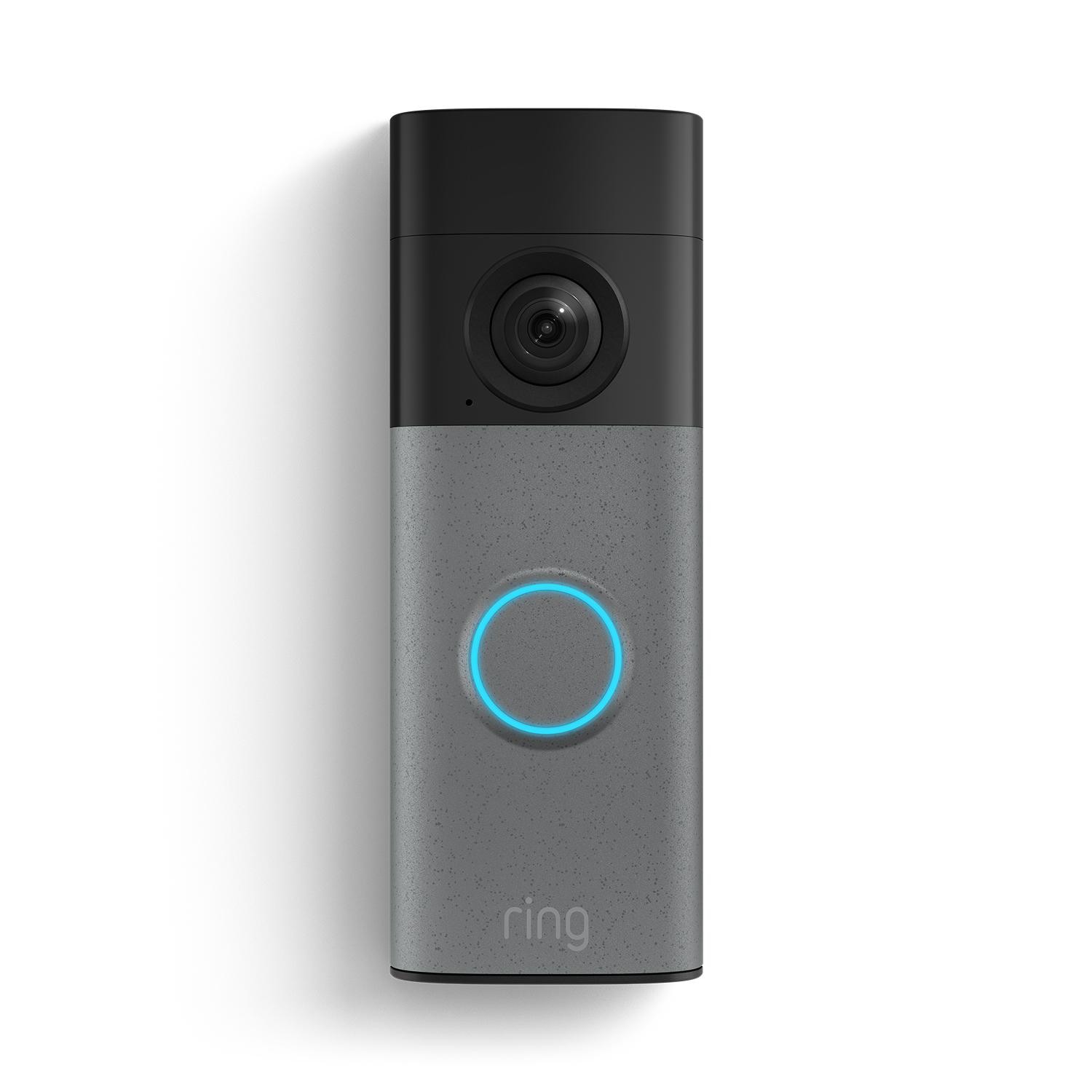 RING Battery Video Doorbell 2 - 2K, Gegensprechfunktion, Türklingel Speckled Gray