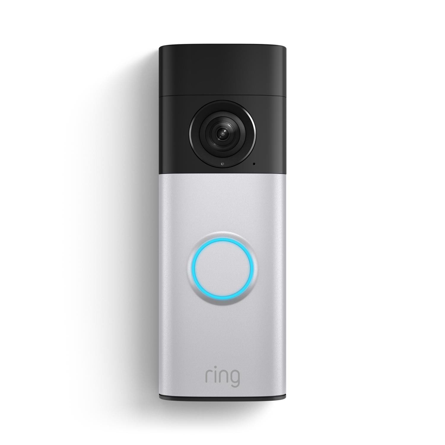 RING Battery Video Doorbell 2 Plus - 2K, Gegensprechfunktion, Türklingel Nickel Silver