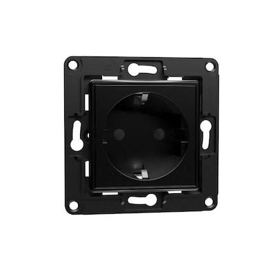 Shelly Wall Socket EU Wandsteckdose schwarz