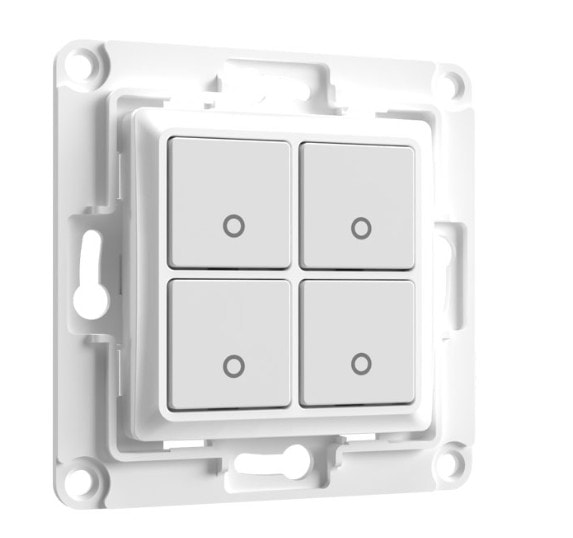 Shelly Wall Switch 4 Wandtaster 4-fach weiß