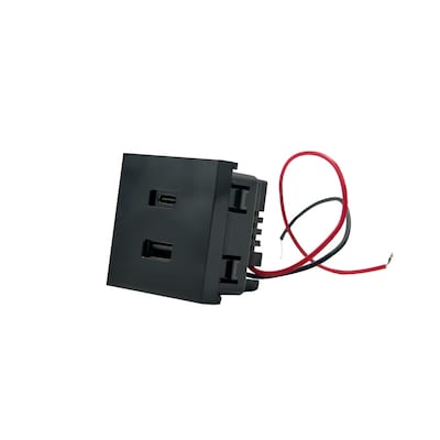 Shelly USB-Charger schwarz für Shelly Wall Display