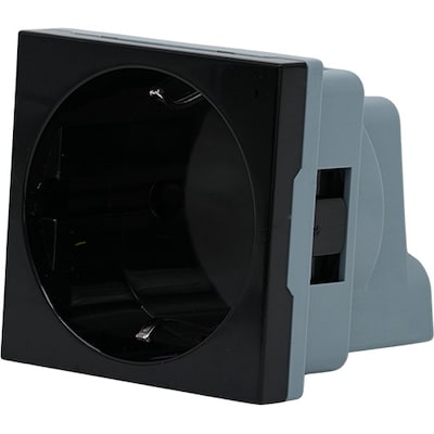 Shelly Steckdose für Wall Display Stand schwarz