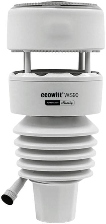 Shelly Ecowitt WS90 7-in-1 Wetter-Station BT Zigbee
