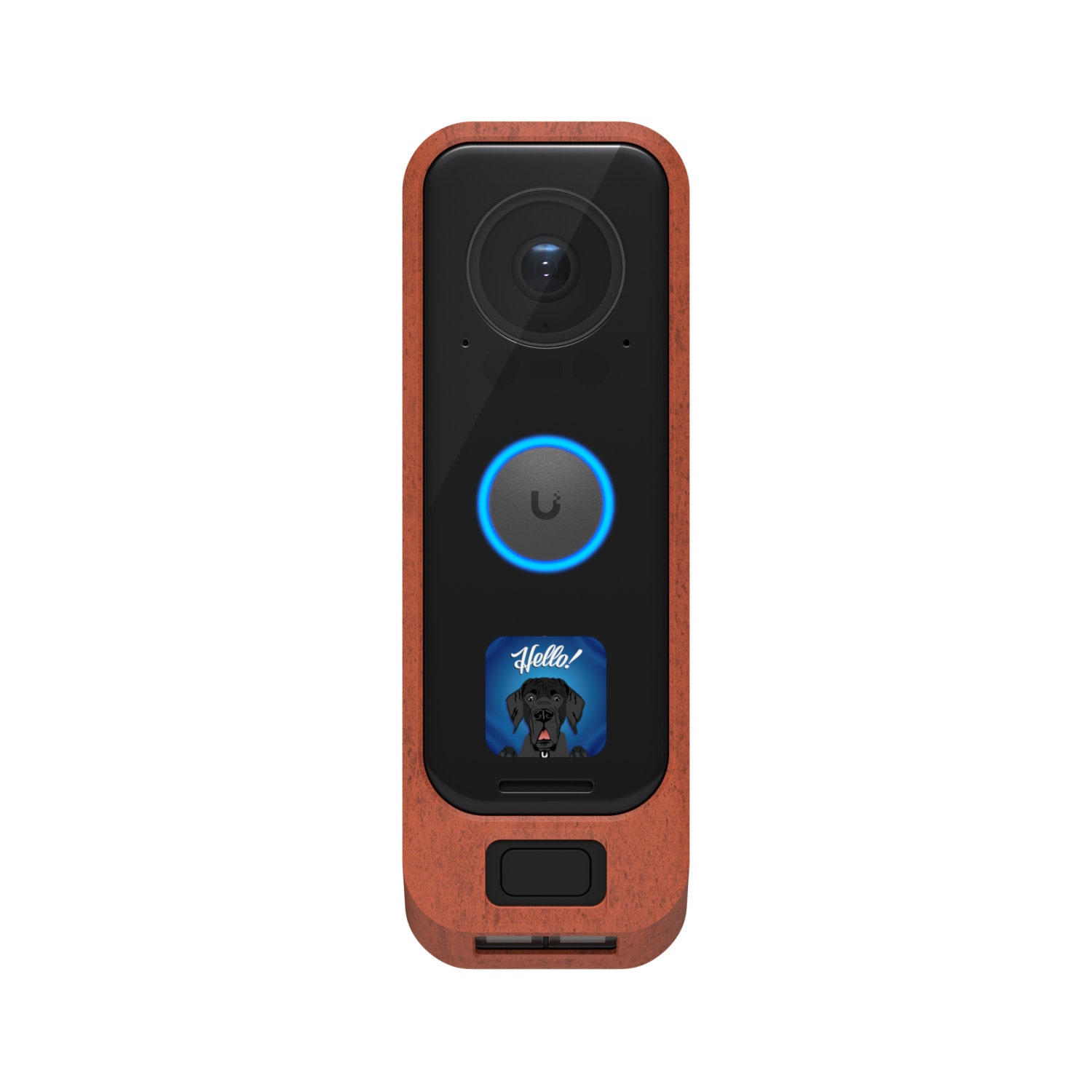 Ubiquiti Unifi G4 Doorbell Pro Cover Ziegelstein