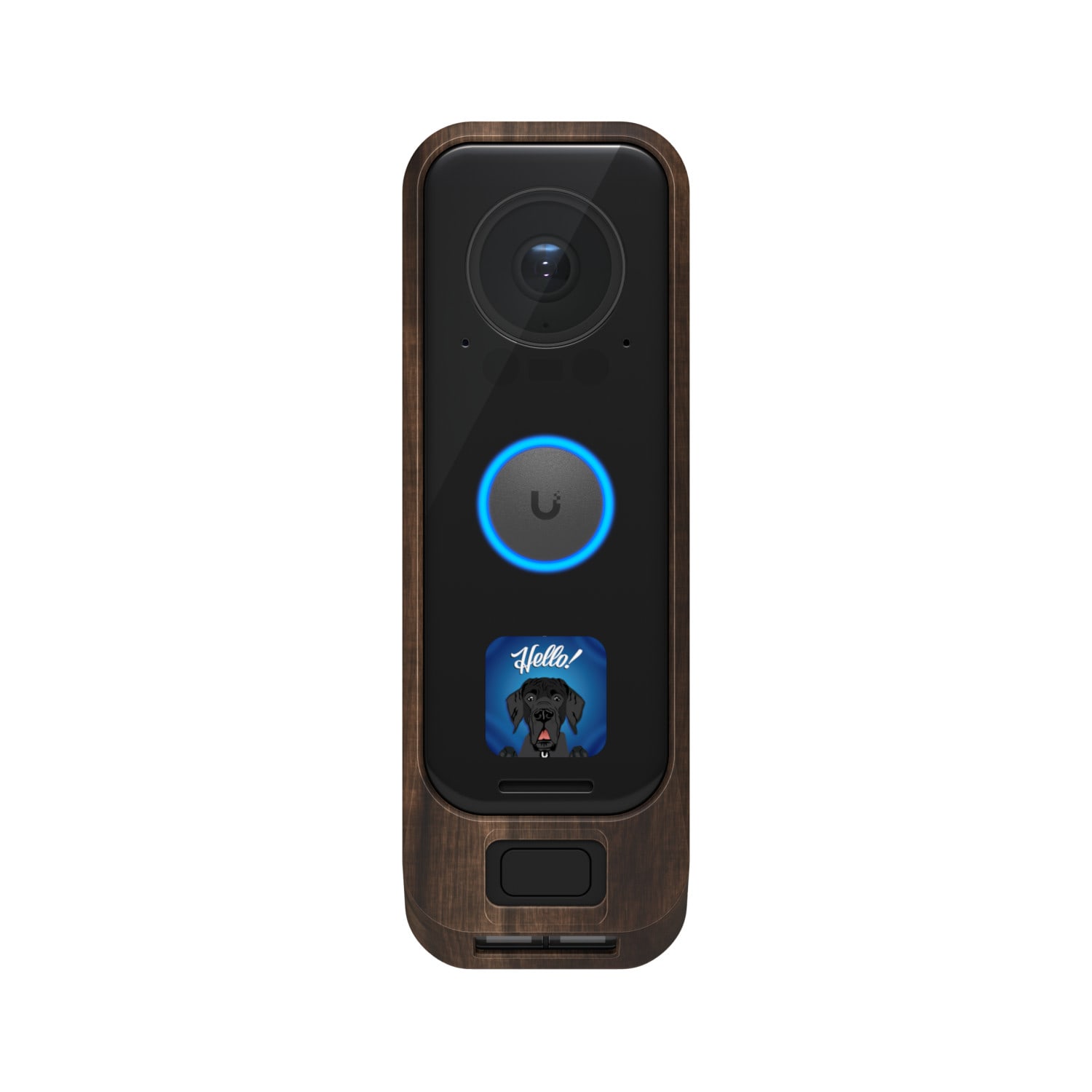 Ubiquiti Unifi G4 Doorbell Pro Cover Holz