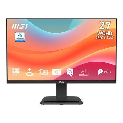 MSI PRO MP273QDE E7 27 Zoll QHD IPS Office Monitor 75Hz 16:9 DP/HDMI