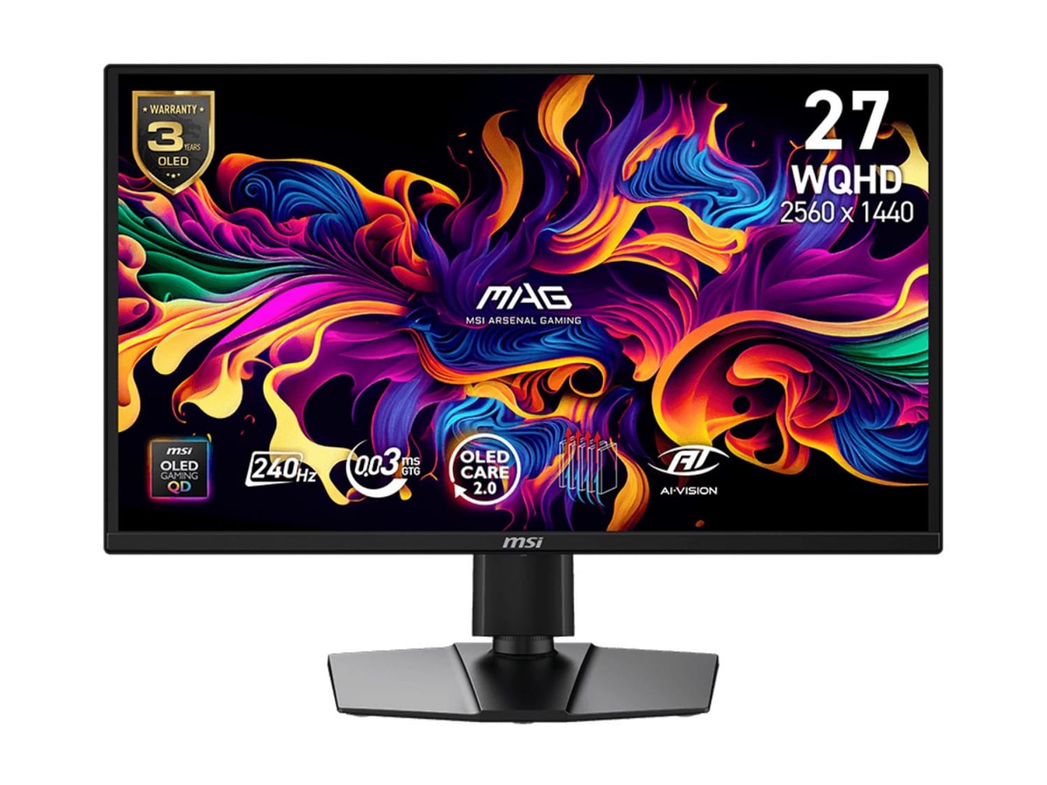 Image of 26.5" MSI MAG 272QPDE X24 - OLED monitor - 27" - HDR