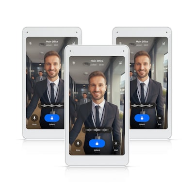 Ubiquiti UniFi Access Intercom Viewer Gegensprechanlage 5" Touch-Display 3er Pack weiß