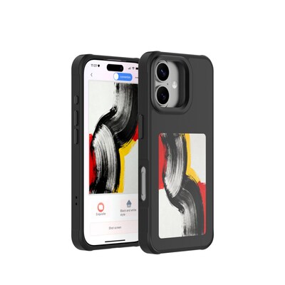 4smarts E-Ink Cover / NFC-Display iPhone 17 Qi2 black