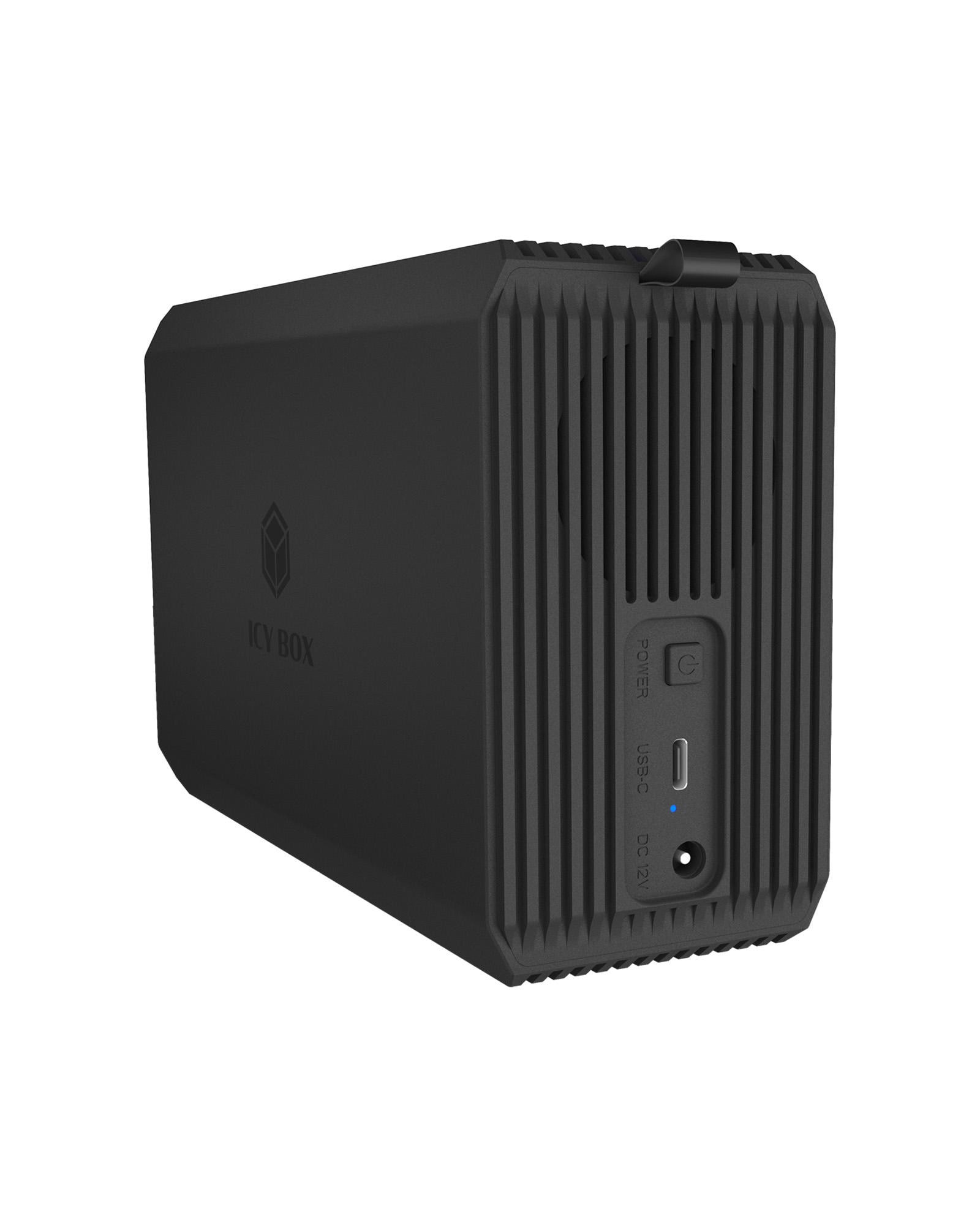 RaidSonic Icy Box IB-RD3720-CU3 RAID-System für 2-Bay 2,5"/3,5" SATA HDD/SSD