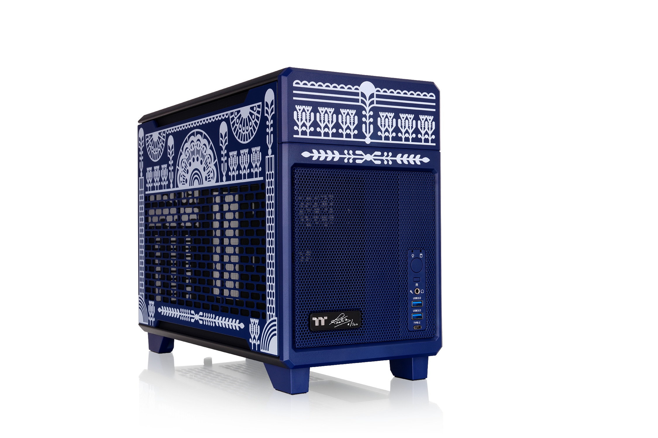 THERMALTAKE TR100 Koralie Edition Mid Tower Gehäuse Cobalt Blue