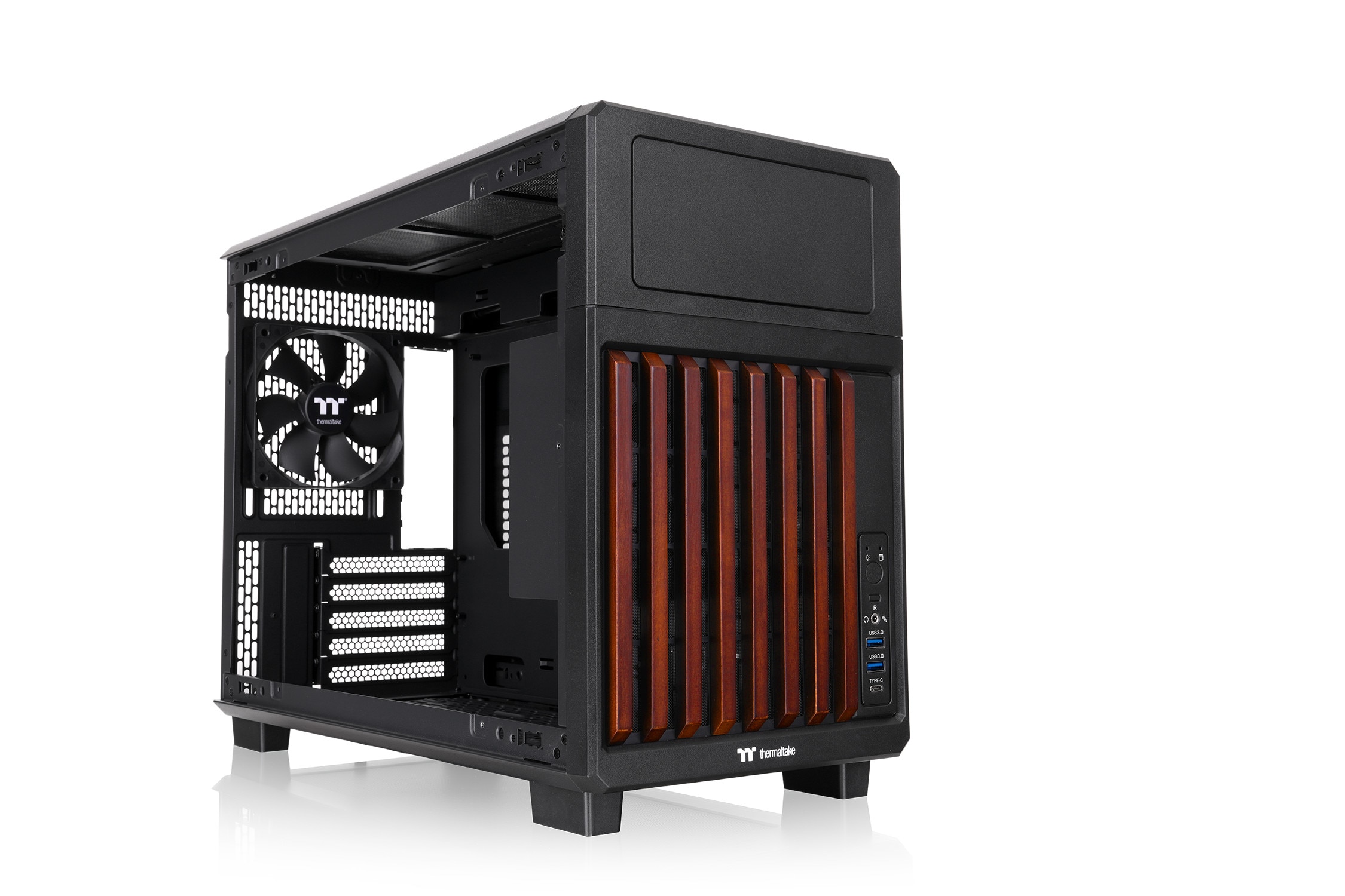 THERMALTAKE TR200 WS Mid Tower Gehäuse Black