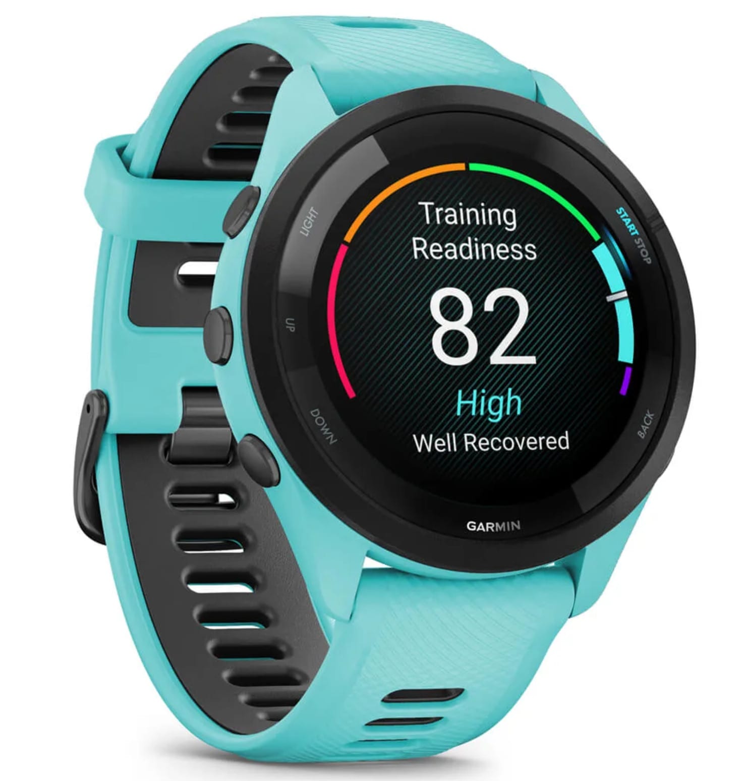 Garmin Garmin Forerunner 265 Music, Aqua - Image 2