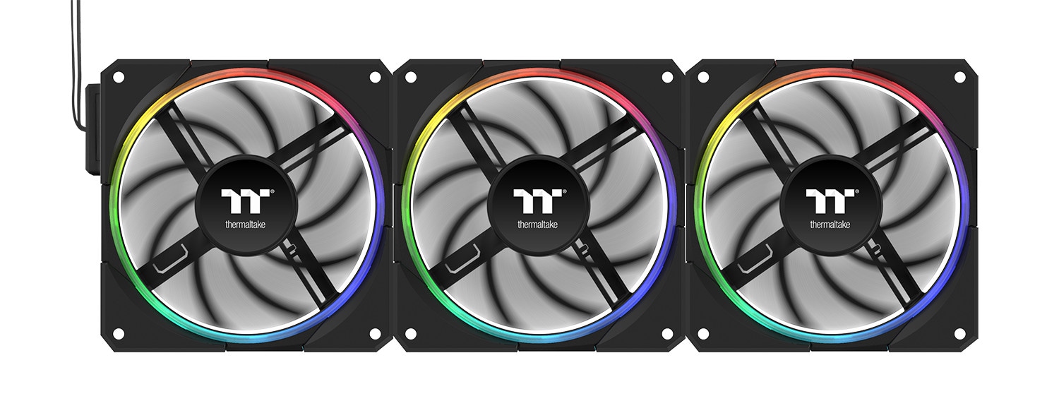 Thermaltake TS120 EX RGB 120mm 3 Pack schwarz