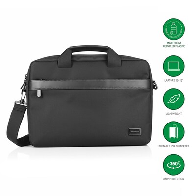 4smarts Laptop-Tasche Target Eco Slim 38,1 - 40,64 cm (15–16”) schwarz