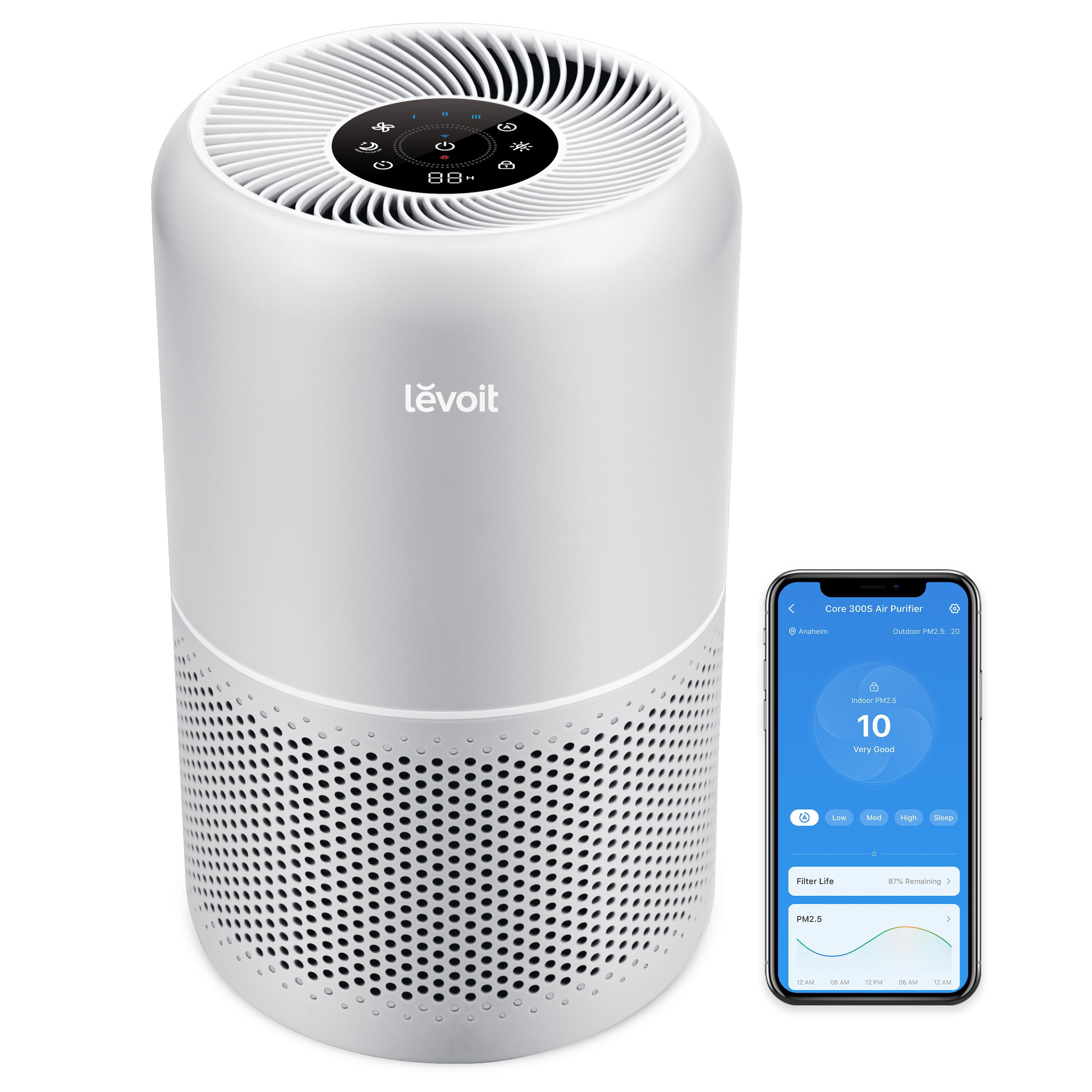 Levoit Luftreiniger Mit Hepa-Filter Gegen Allergene, Schimmel, Staub, Pollen, Gerüche Und Haustierhaare, Timer, Leiser Schlafmodus - Bild 3