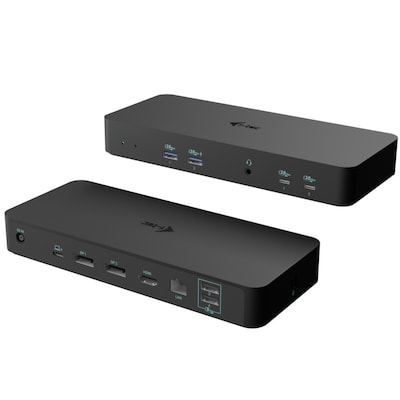 i-tec USB-C Dockingstation, 3-fach Display, 4x USB-A, 2x USB-C, 2x DP, 1x HDMI, Gbit-LAN